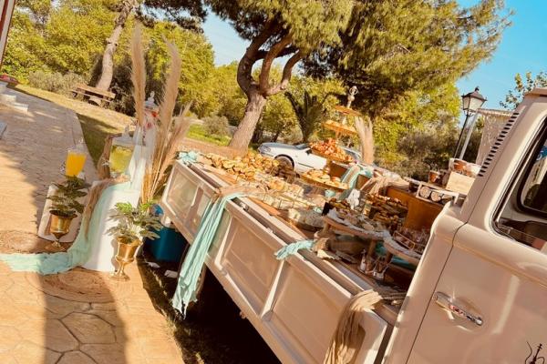 cactus van bar catering βάπτισης