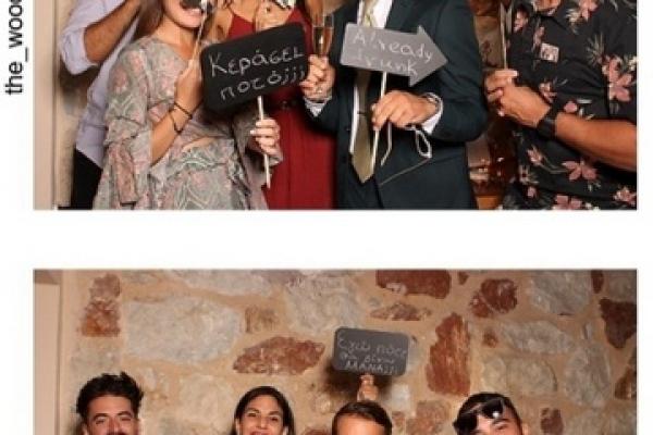 Woodenbooth Photobooth concept βάφτισης